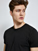 Crew Neck Basic Black T-shirt