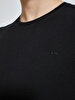 Crew Neck Basic Black T-shirt