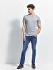Crew Neck Basic Grey T-shirt