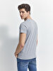Crew Neck Basic Grey T-shirt