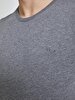 Crew Neck Basic Anthracite T-shirt