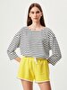 Striped Short Geel Shorts