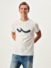 Logo Printed Crew Neck Dust T-shirt