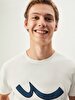 Logo Printed Crew Neck Dust T-shirt