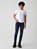 Crew Neck Basic Short Arm Slim White T-shirt