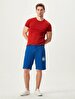 Crew Neck Basic Short Arm Slim Red T-shirt
