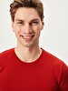 Crew Neck Basic Short Arm Slim Red T-shirt