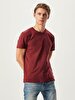 Crew Neck Basic Red T-shirt