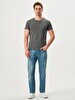 Crew Neck Basic Anthracite T-shirt