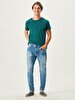 Crew Neck Basic Green T-shirt