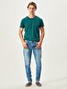 Crew Neck Basic Green T-shirt
