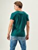 Crew Neck Basic Green T-shirt