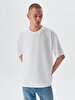 Oversized Crew Neck Short Sleeve Relaxed White T-shirt