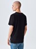 V-neck With Pockets Black T-shirt