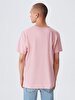 V-neck With Pockets Pink T-shirt