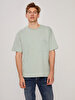 Crew Neck Short Arm Relaxed Green T-shirt