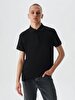 Polo Basic Short Arm Regular Black T-shirt