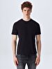 Crew Neck Basic Black T-shirt