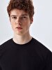 Crew Neck Basic Black T-shirt