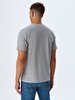 Crew Neck Basic Short Arm Regular Grey T-shirt