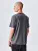 Crew Neck Basic Anthracite T-shirt