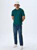 Crew Neck Basic Green T-shirt