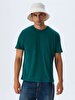 Crew Neck Basic Green T-shirt