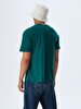Crew Neck Basic Green T-shirt