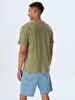 Crew Neck Basic Green T-shirt