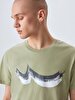 Logo Printed Green T-shirt