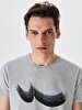 Logo Printed Grey T-shirt