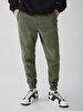 Fit Jogger Waist Green Trousers