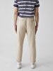 Linen Look With Pockets Beige Trousers