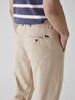 Linen Look With Pockets Beige Trousers
