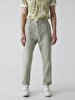 Linen Look With Pockets Green Trousers