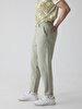 Linen Look With Pockets Green Trousers