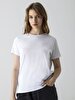 Back Print Girl With Print White T-shirt