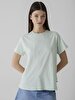 Back Print Girl With Print Green T-shirt