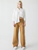 Textured Comfortable Cut White Shirt