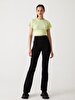Waist Elastic Stretch Black Trousers