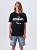 Logo Printed Print With Print Navy T-shirt