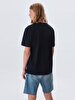 Logo Printed Print With Print Navy T-shirt
