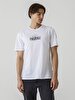 Contrast With Print White T-shirt