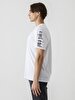 Contrast With Print White T-shirt