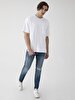 Comfortable Cut With Pockets White T-shirt