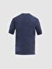 Bleached Crew Neck Navy T-shirt