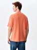 Crew Neck Basic Short Arm Regular Red T-shirt