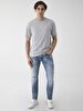 Crew Neck Basic Grey T-shirt
