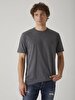 Crew Neck Basic Anthracite T-shirt