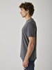 Crew Neck Basic Anthracite T-shirt